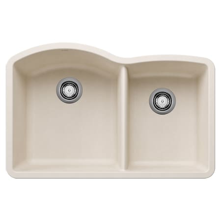 Blanco Diamond 32 in. Undermount Double Basin SILGRANIT Kitchen Sink 443064